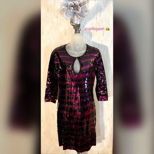 NWOT MODA Stretch sequin dress
